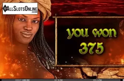 Win Bonus Game screen