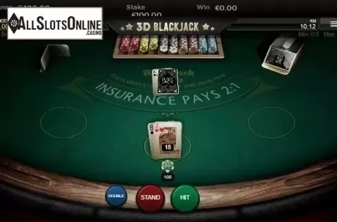 Game Screen 2. Blackjack 3D from IronDog