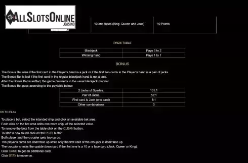 Game Rules screen 2