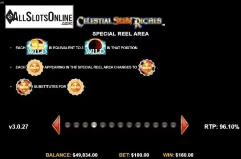 Features 2. Celestial Sun Riches from Konami