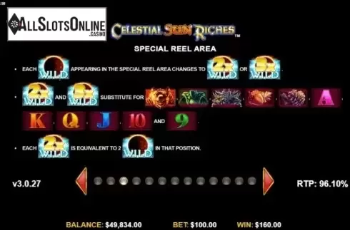 Features 1. Celestial Sun Riches from Konami