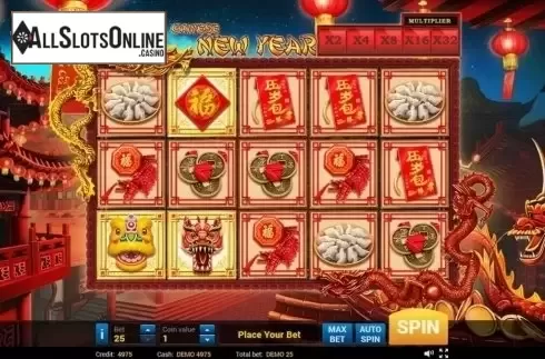 Game Workflow screen. Chinese New Year (Evoplay) from Evoplay Entertainment