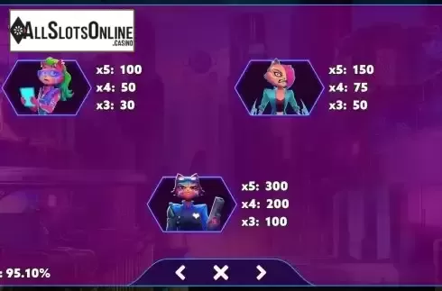 Paytable screen 2