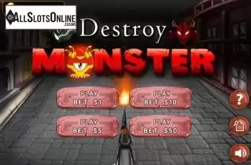 Start Screen. Destroy Monster from MGA