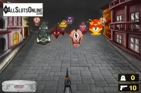 Game Screen. Destroy Monster from MGA
