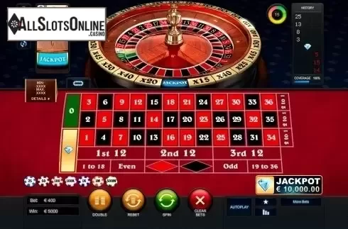 Game Screen 5. Diamond Bet Roulette from Playtech