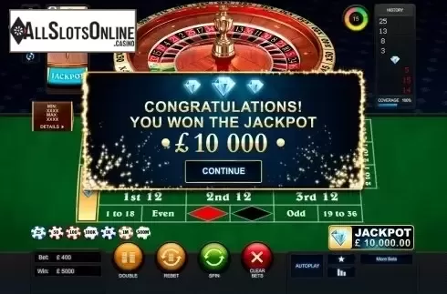 Jackpot 1. Diamond Bet Roulette from Playtech