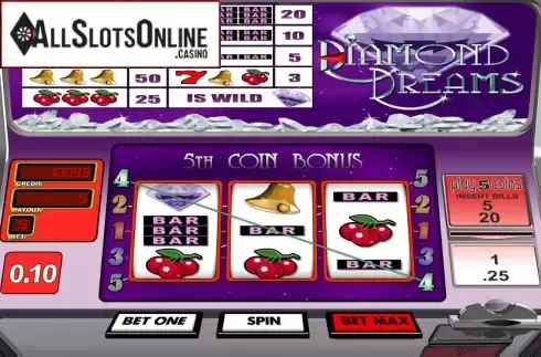Reels 4. Diamond Dreams from Betsoft