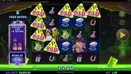 Dr Wildshock: Mad Loot Lab slot screenshot 5