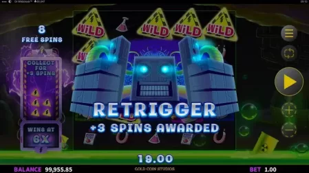 Dr Wildshock: Mad Loot Lab slot screenshot 6
