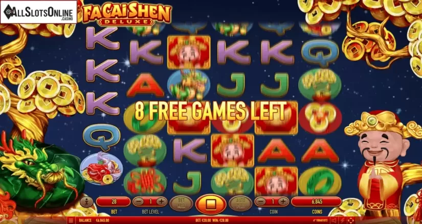Free Spins 4. Fa Cai Shen Deluxe from Habanero