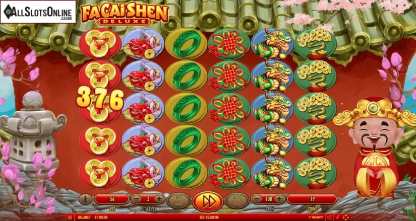 Win Screen. Fa Cai Shen Deluxe from Habanero