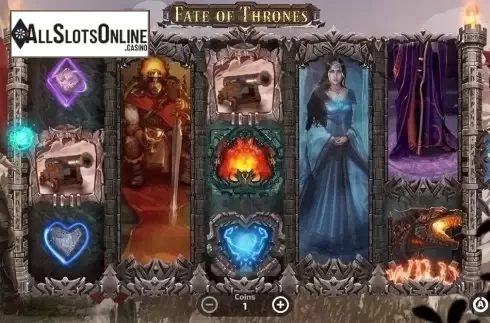Reels screen. Fate Of Thrones from FunFair