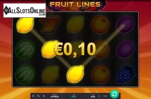 Win lines screen
