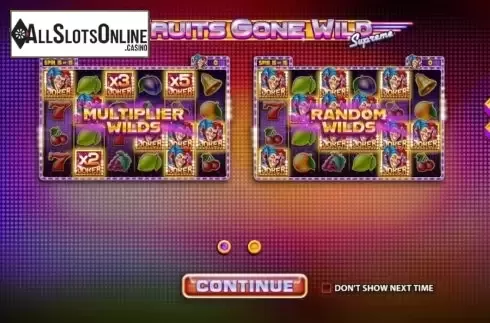 Screen2. Fruits Gone Wild Supreme from StakeLogic
