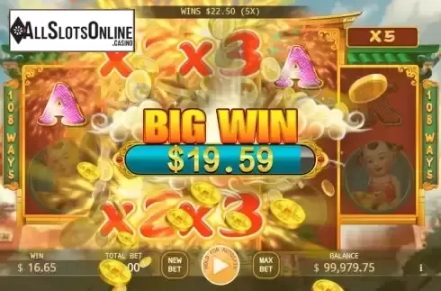 Big Win screen