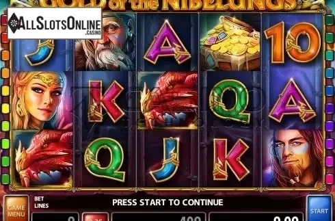 Screen2. Gold Of The Nibelungs from Casino Technology