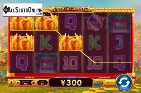 Win Screen . Golden Garden from Skywind Group