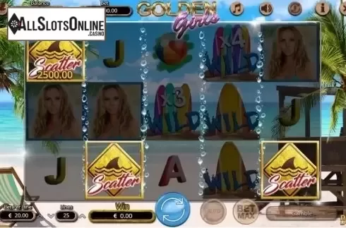 Scatter screen. Golden Girls from Booming Games