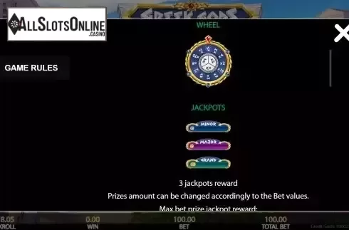 Features screen