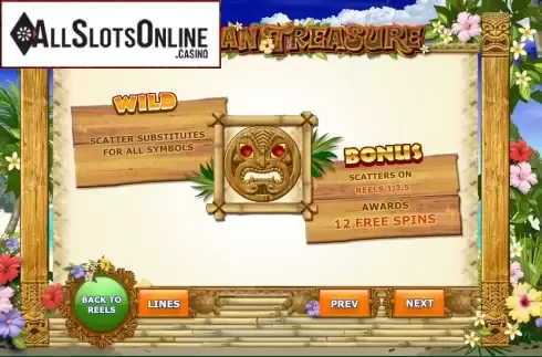 Screen2. Hawaiian Treasure from Playtech