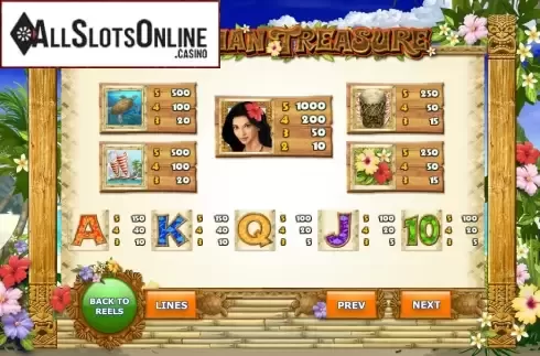 Screen4. Hawaiian Treasure from Playtech