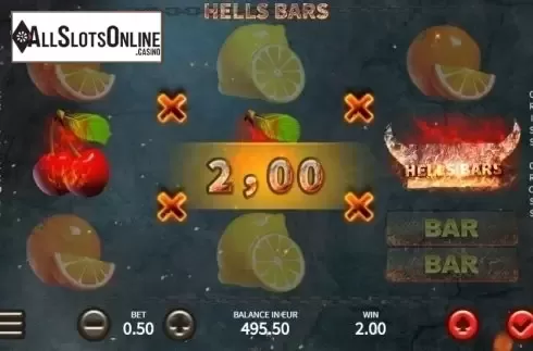 Win Screen. Hells Bars from SYNOT
