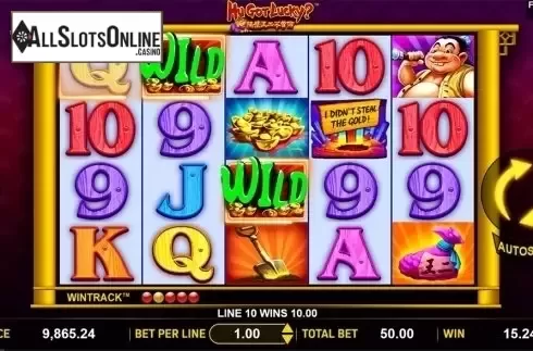 Win screen 3. Hu Got Lucky? from Aspect Gaming