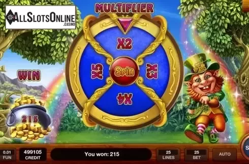 Multiplier screen. Irish Story from InBet Games