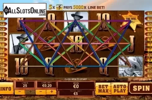 Screen8. John Wayne from Playtech