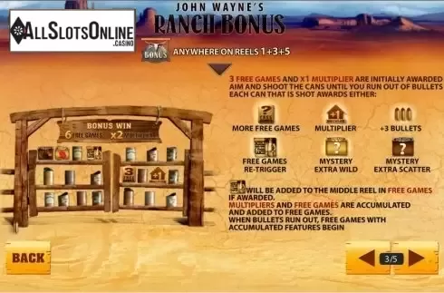 Screen4. John Wayne from Playtech
