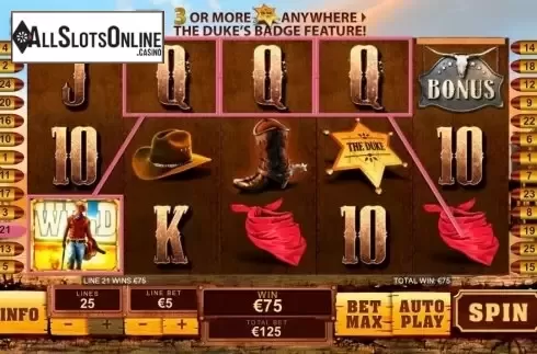 Screen9. John Wayne from Playtech