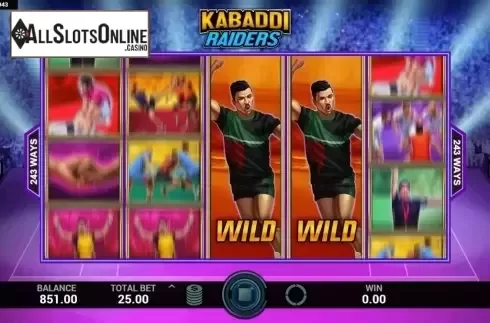Locked Reels. Kabaddi Raiders from Indi Slots