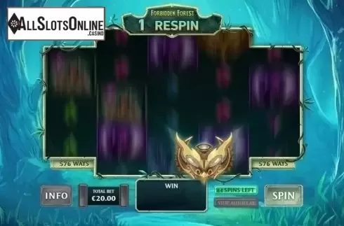 Respin Feature 1. Kingdoms Rise: Forbidden Forest from Playtech Origins