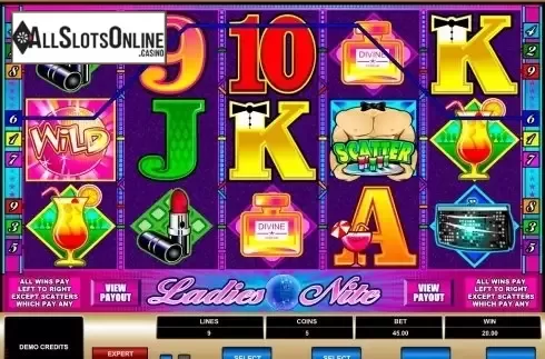 Screen3. Ladies Nite from Microgaming