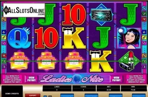 Screen5. Ladies Nite from Microgaming