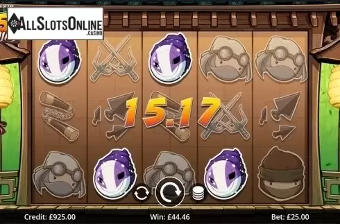 Win screen. Legend of the 5 Ninjas from Eyecon