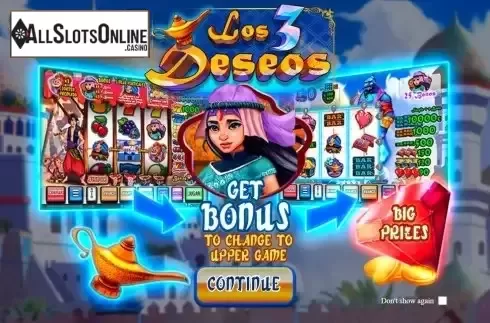 Start game screen