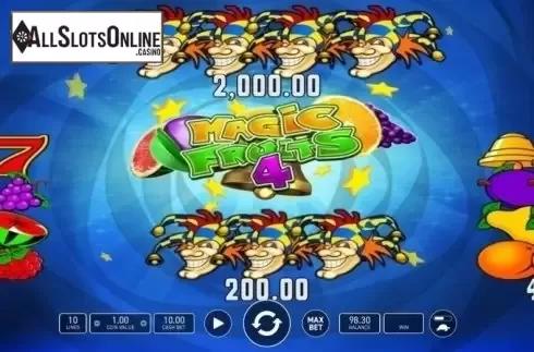 Paytable. Magic Fruits 4 from Wazdan