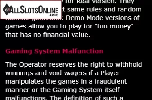 Paytable 5. Magic (gamevy) from gamevy