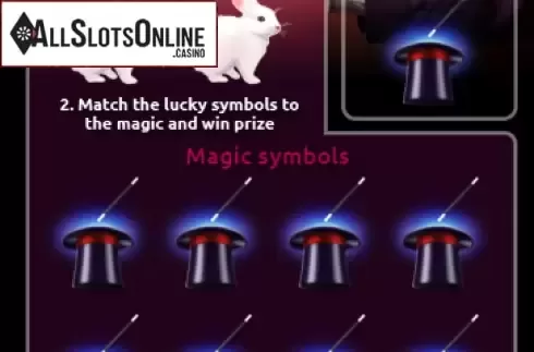 Reel screen. Magic (gamevy) from gamevy