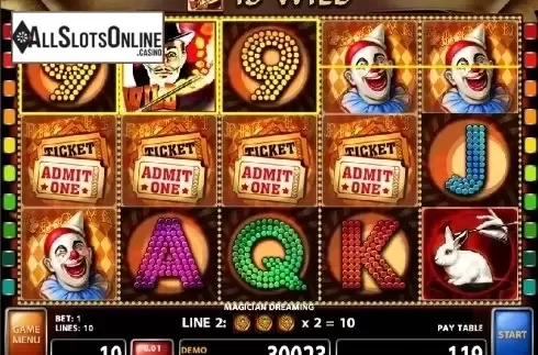 Screen 4. Magician Dreaming from Casino Technology