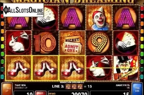 Screen 1. Magician Dreaming from Casino Technology