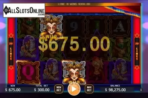 Win Screen. Masquerade (KA Gaming) from KA Gaming