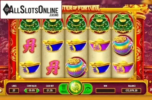 Reel Screen. Master Of Fortune from NetGaming