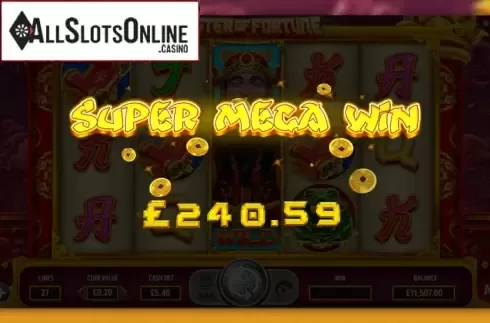 Win Screen 3. Master Of Fortune from NetGaming