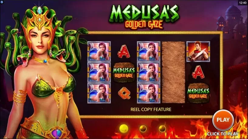 Medusa's Golden Gaze slot screenshot 1