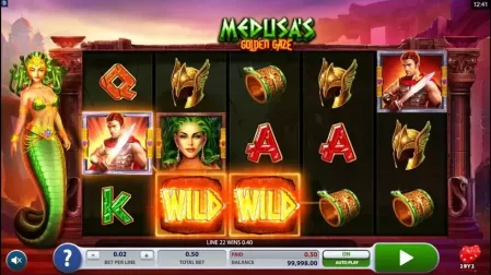 Medusa's Golden Gaze slot screenshot 2