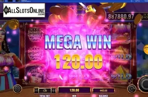 Mega Win Screen