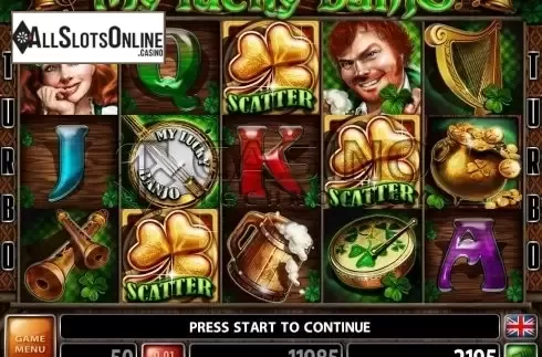 Screen2. My Lucky Banjo from Casino Technology